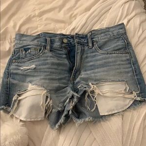 Vintage high rise festival shorts